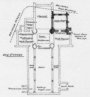 Shrewsbury Old St Chad plan